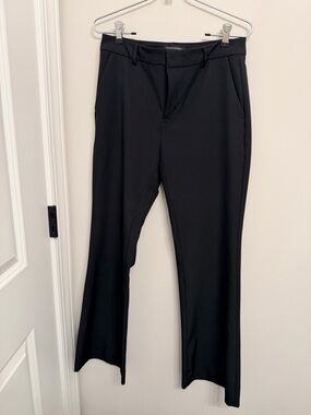 Banana Republic Black Sculpted Stretch Petite Pants